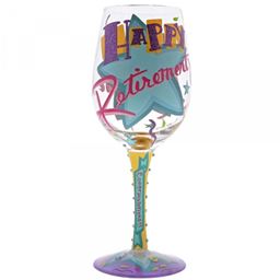 Happy Retirement Lolita Wine Glass